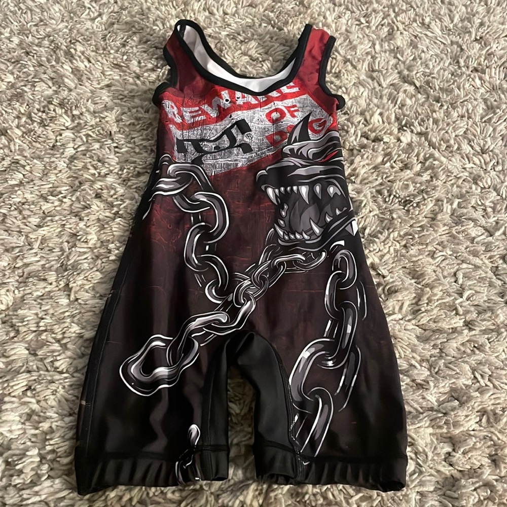 My house Wrestling Singlet